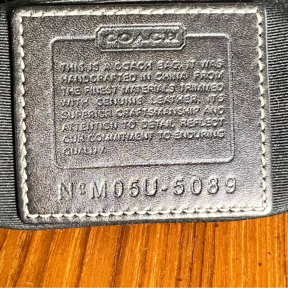 Coach Signature Soho Satchel Black Jacquard and Leather Vintage Great Condition - Picture 11 of 13